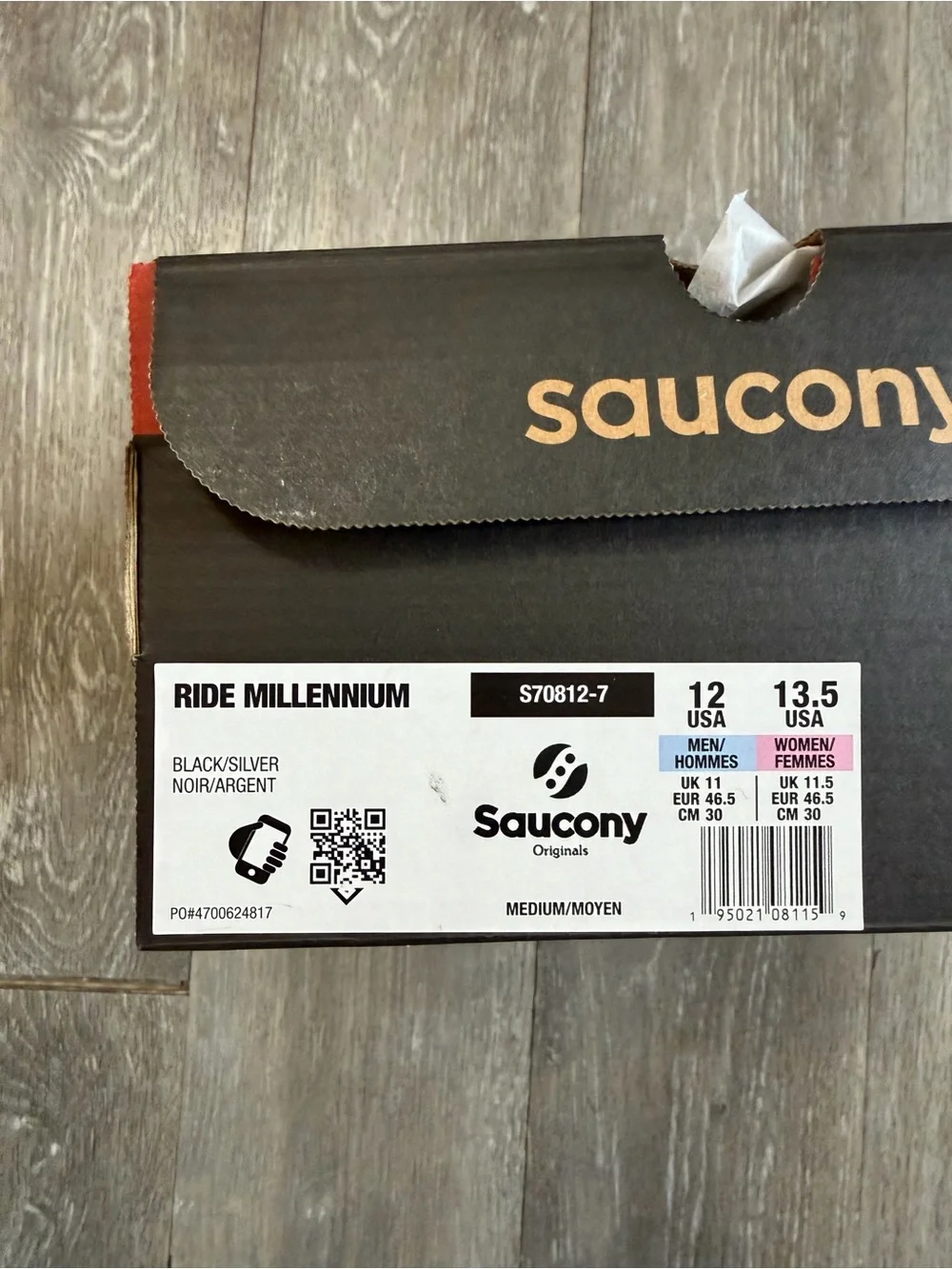 Saucony black mesh